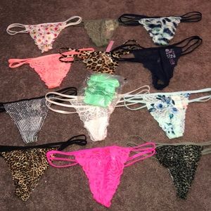 Strappy cheeky panties small